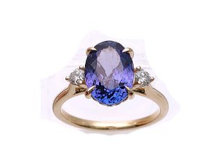 Diamond / Tanzanite Ring