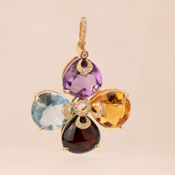 Diamond / Mix Gems Pendant