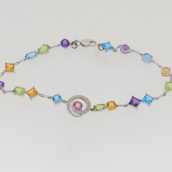 Diamond / Mix Gems Bracelet