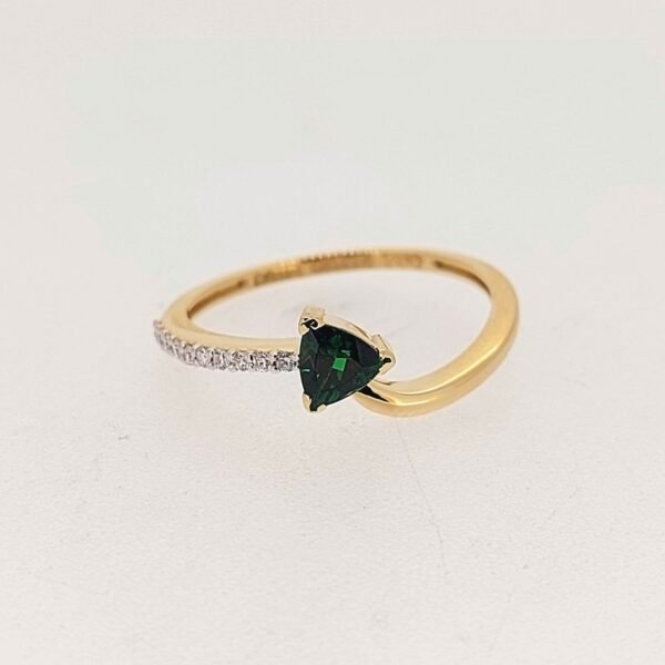 Diamond / Tsavorite Ring