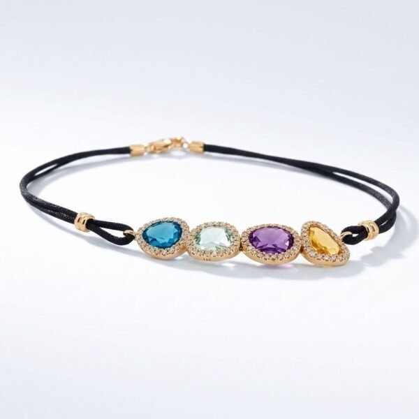 Diamond / Mix Gems Bracelet