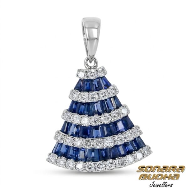 Diamond / Sapphire Pendant