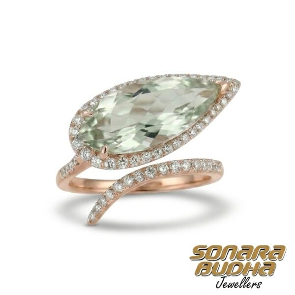 Diamond / Amethyst Ring