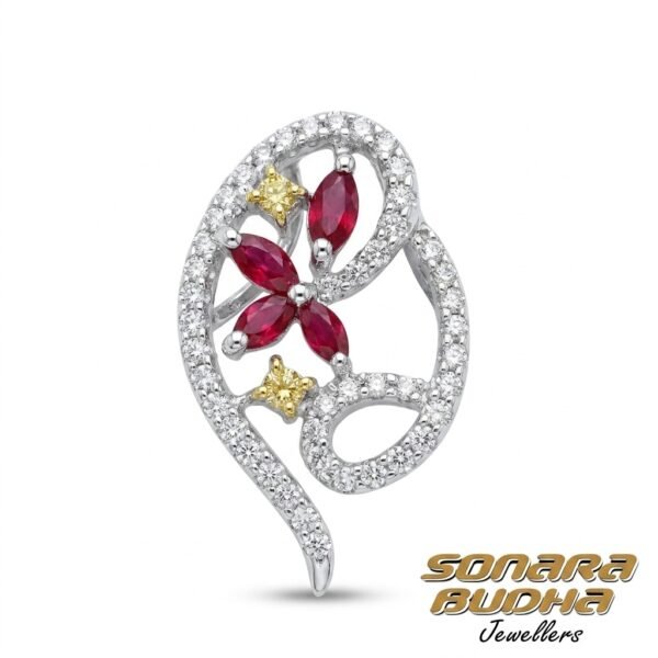 Diamond / Mix Gems Pendant