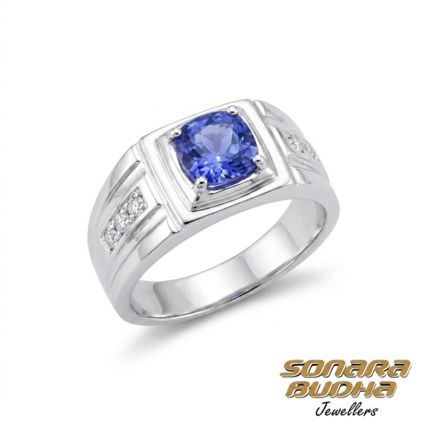Diamond / Tanzanite Ring