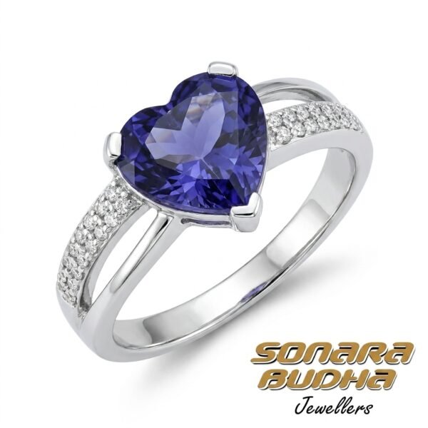 Diamond / Tanzanite Ring