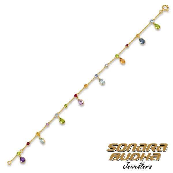 Mix Gems Anklet
