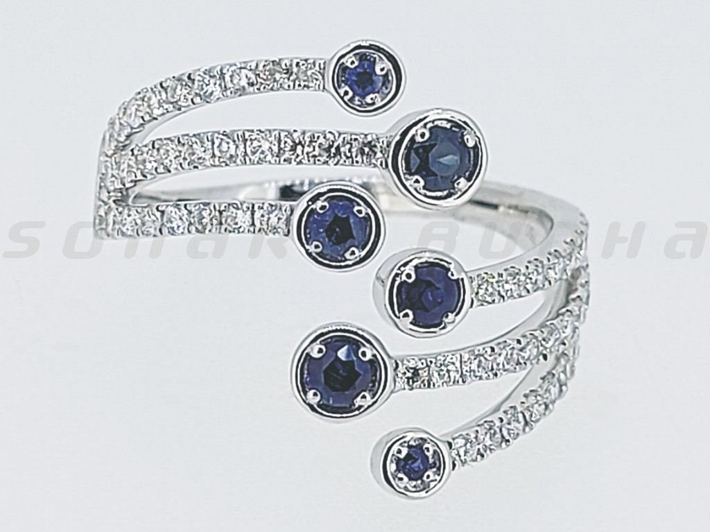 Diamond / Sapphire Ring