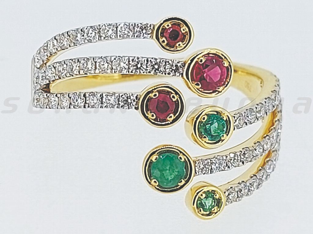 Diamond / Mix Gems Ring