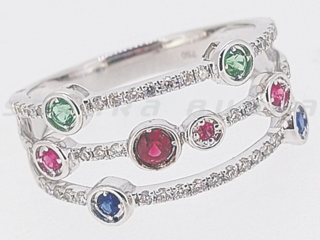 Diamond / Mix Gems Ring