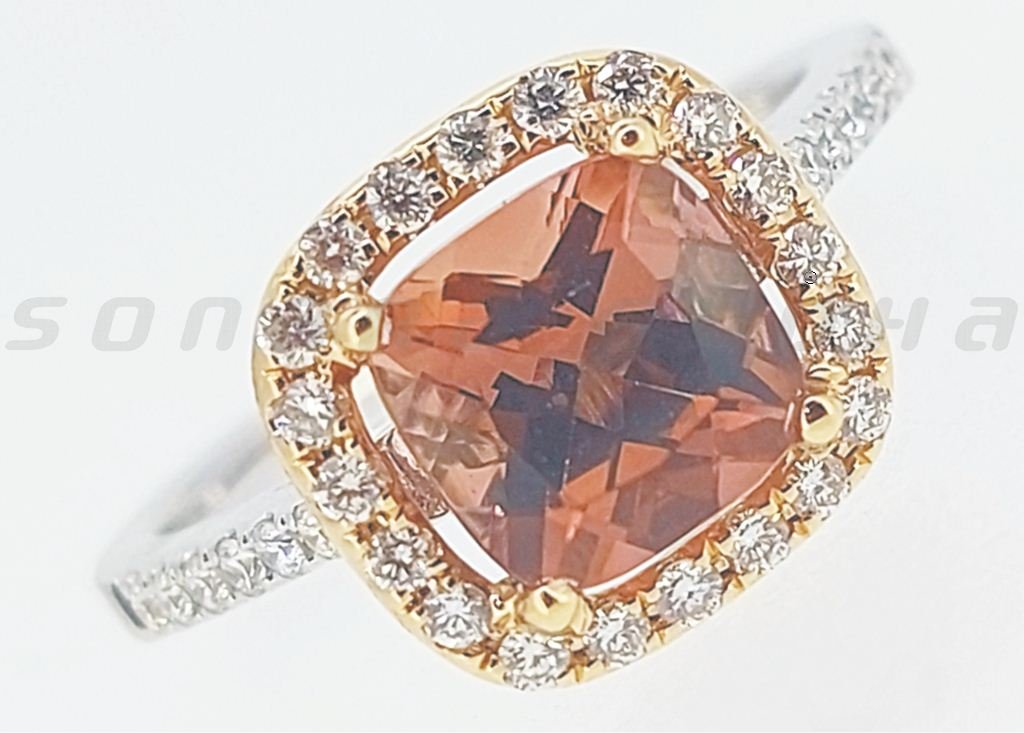 Diamond / Tourmaline Ring