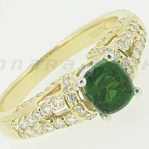 Diamond / Tsavorite Ring