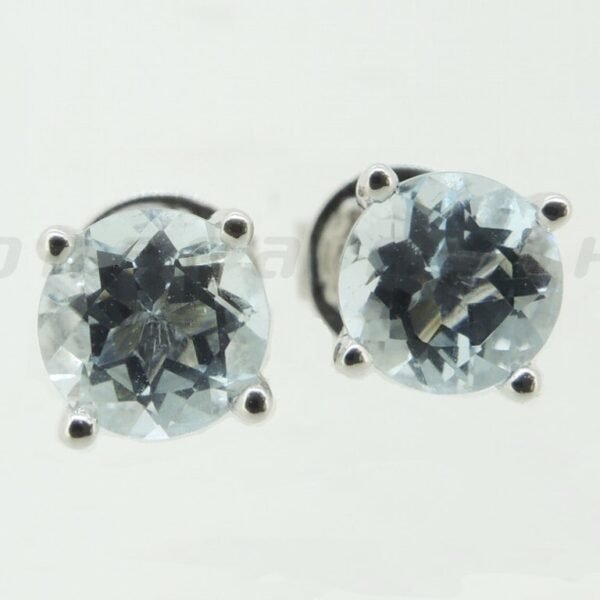 Aquamarine Studs