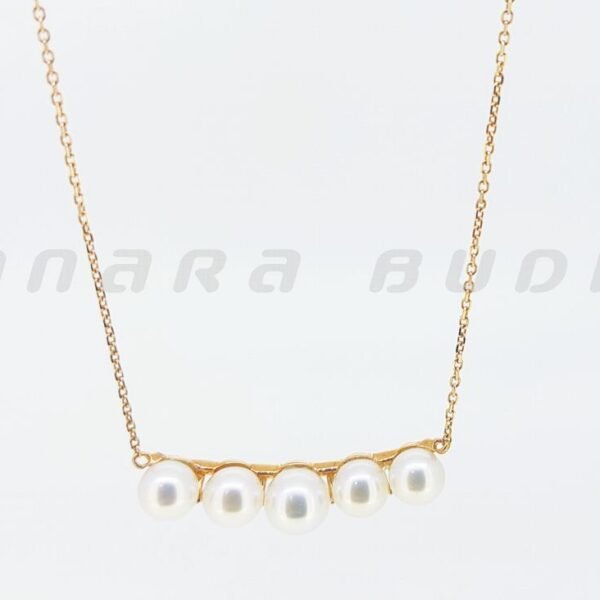 Diamond / FW Pearl Necklace