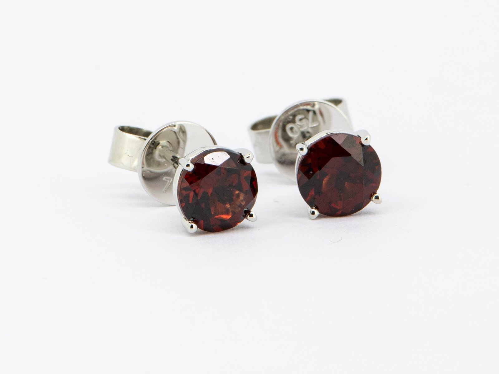 Garnet Studs