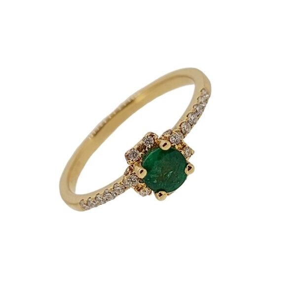 Diamond / Emerald Ring
