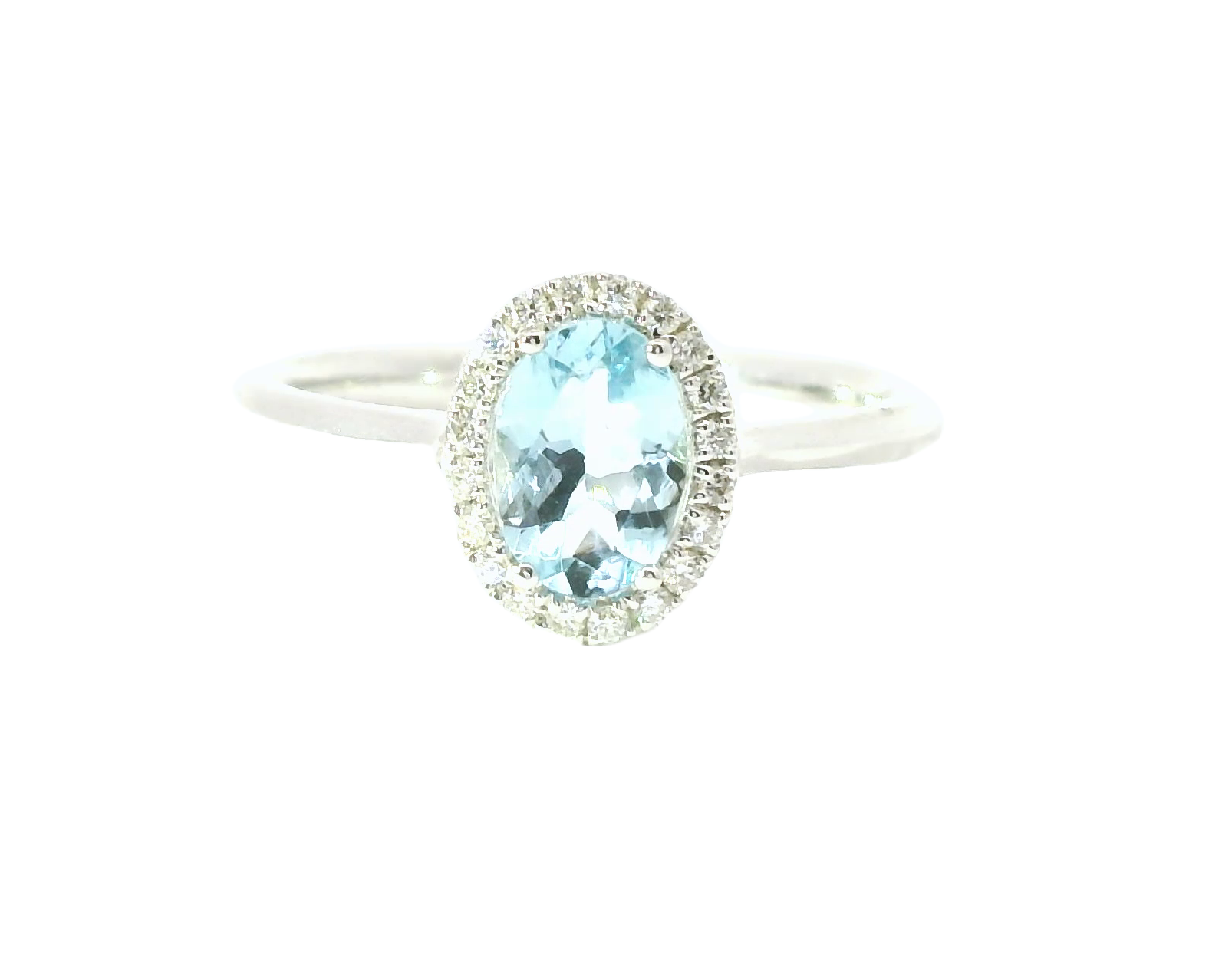 Diamond / Aquamarine Ring