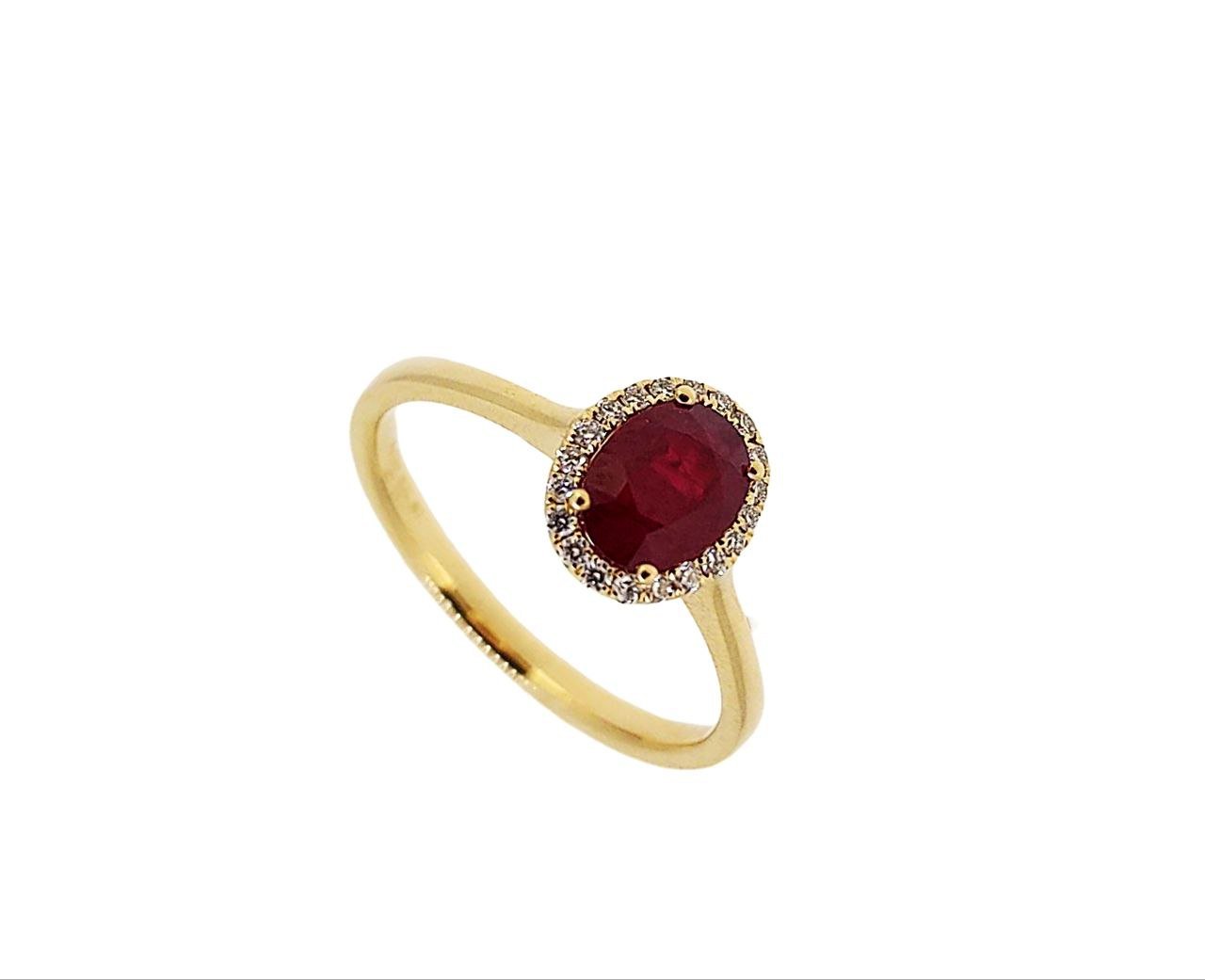 Diamond / Ruby Ring