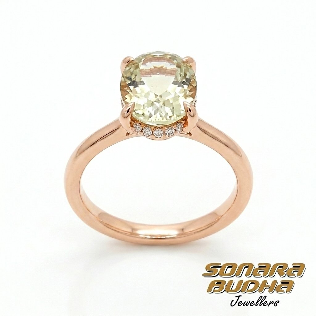 Diamond / Amethyst Ring
