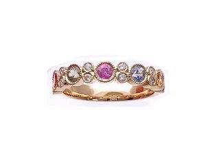 Diamond / Fancy Sapphire Ring