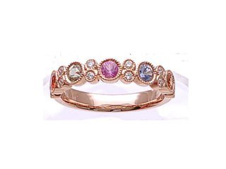 Diamond / Fancy Sapphire Ring