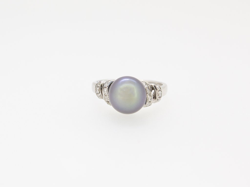 Diamond / FW Pearl Ring