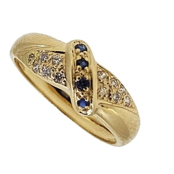 Diamond / Sapphire Ring
