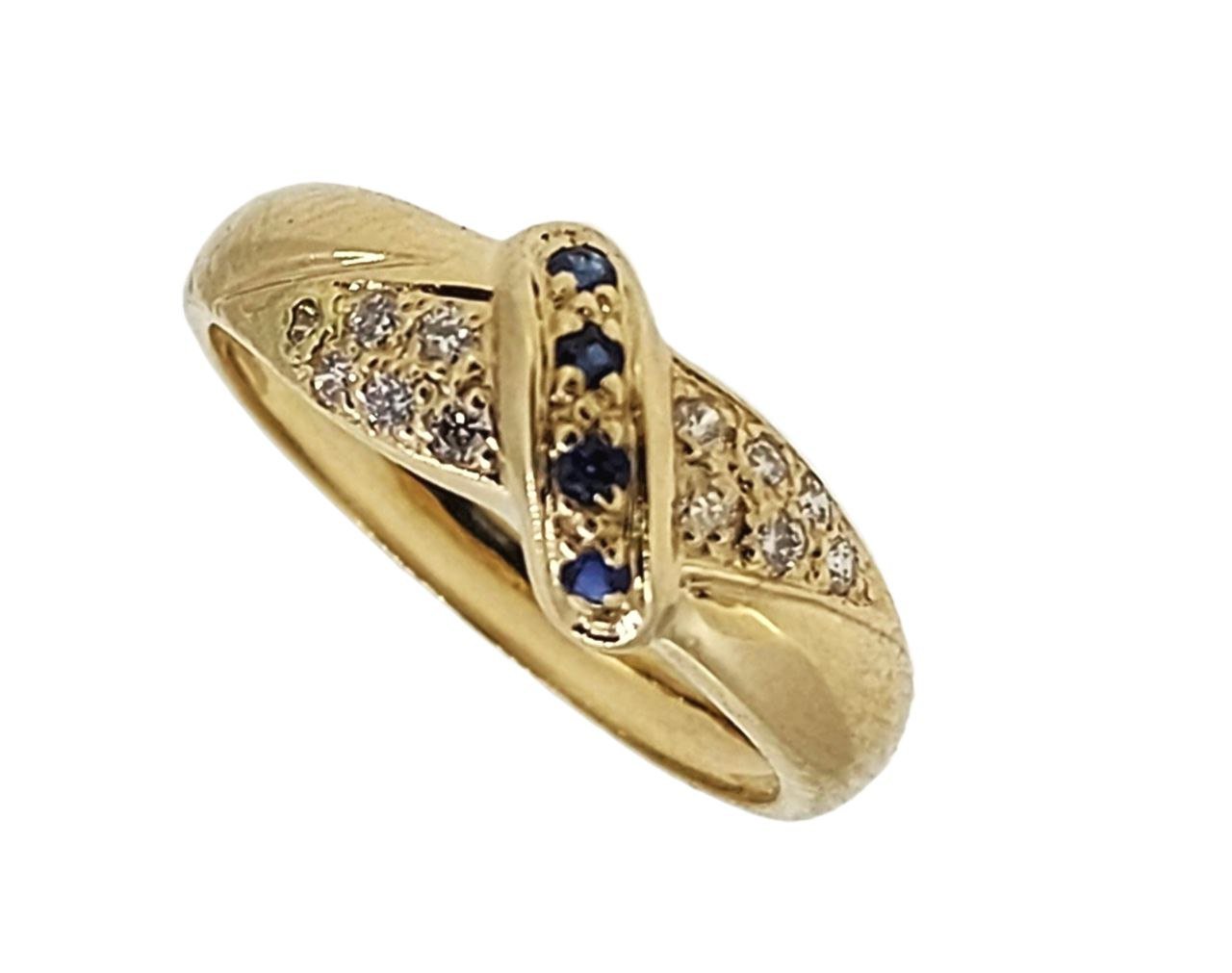 Diamond / Sapphire Ring