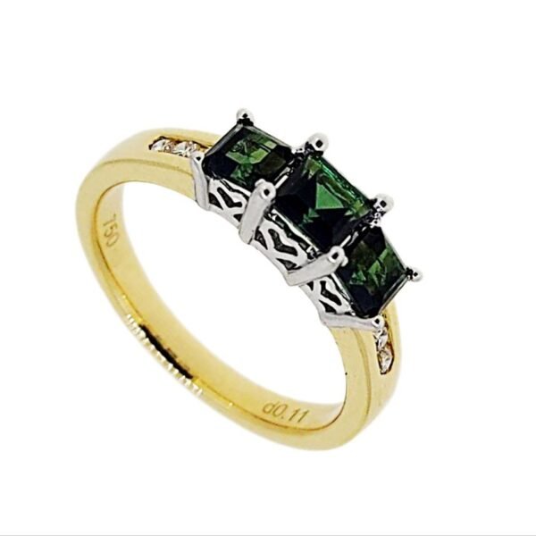 Diamond / Tourmaline Ring