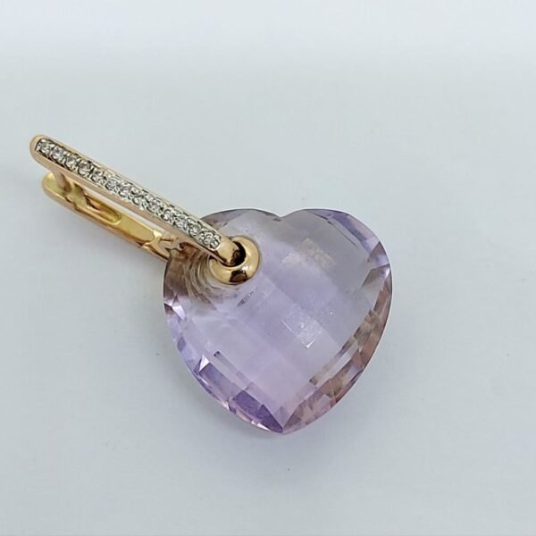 Diamond / Amethyst Pendant