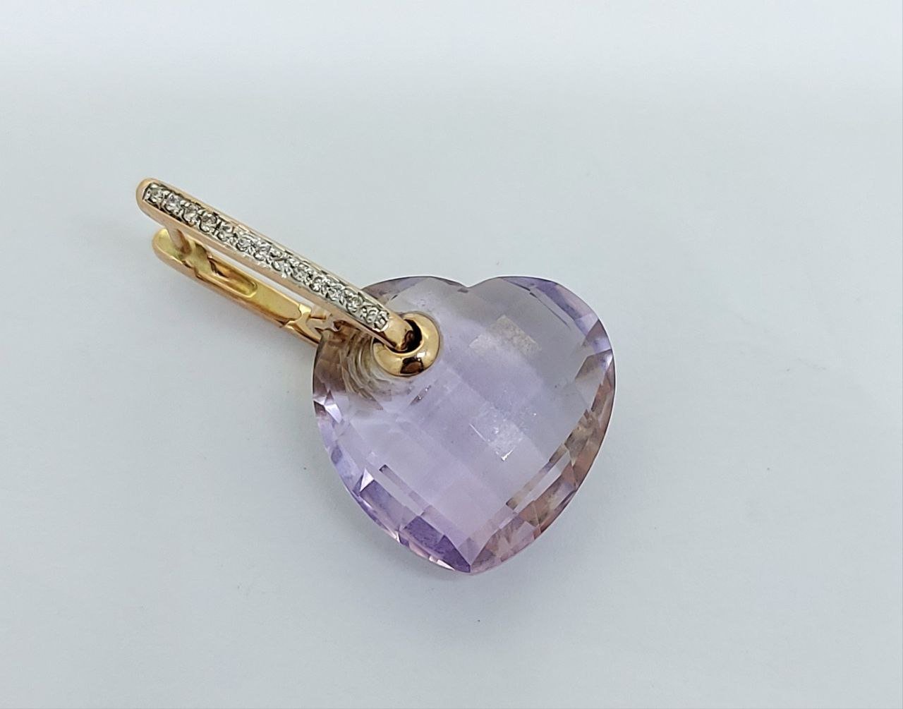 Diamond / Amethyst Pendant
