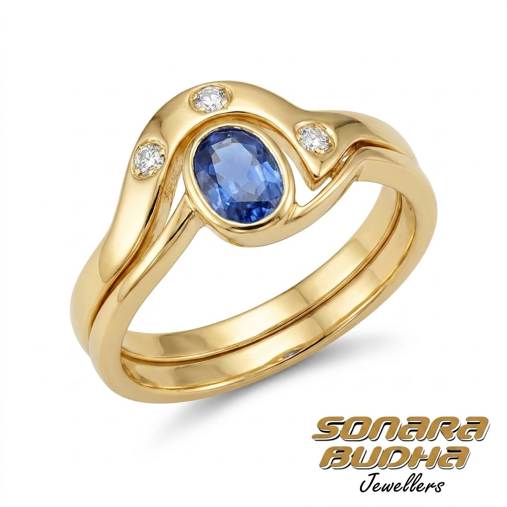 Diamond / Sapphire Ring