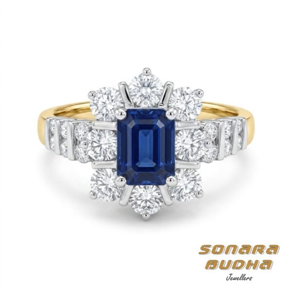 Diamond / Sapphire Ring