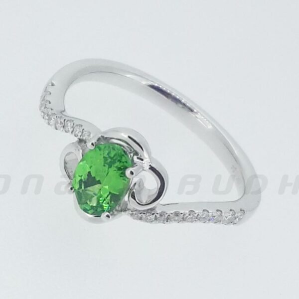 Diamond / Tsavorite Ring