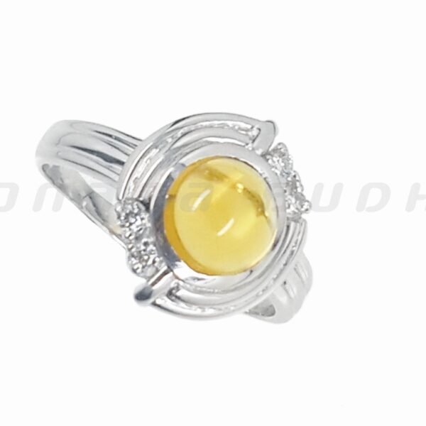 Diamond / Citrine Ring