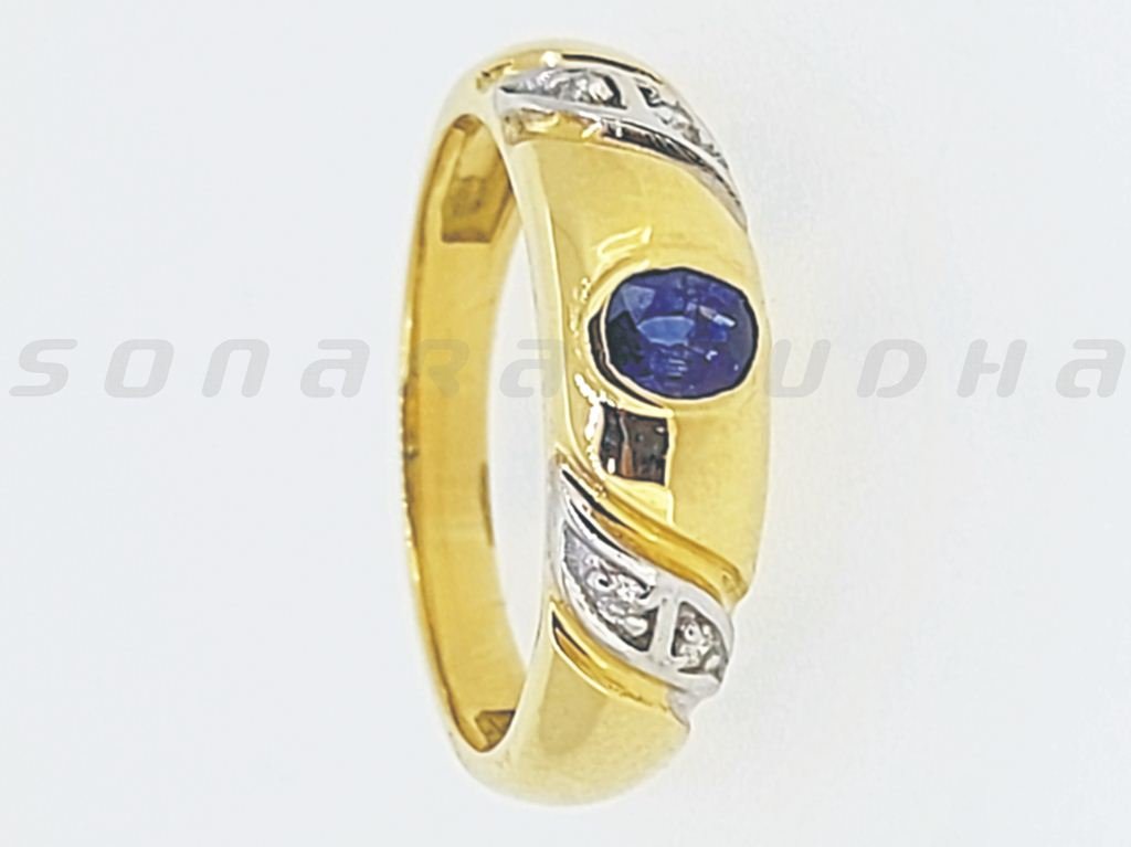 Diamond / Sapphire Ring