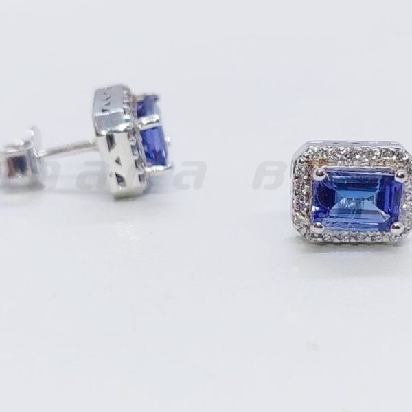 Diamond / Tanzanite Earrings