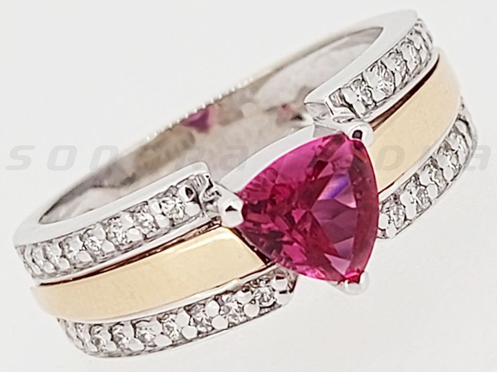 Diamond / Spinel Ring