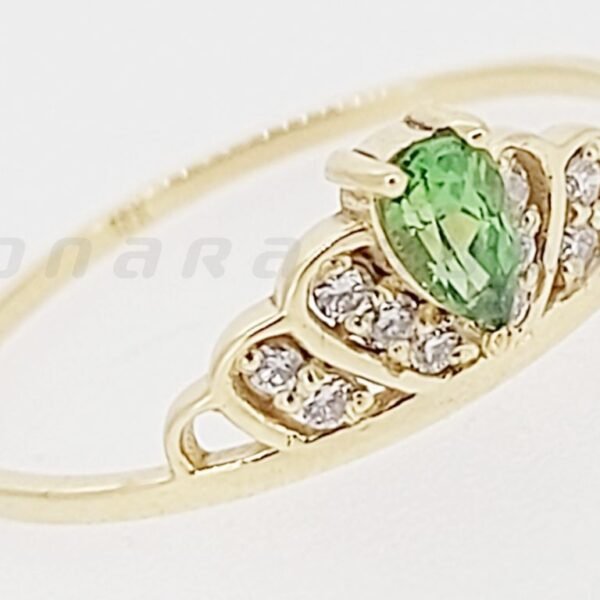Diamond / Tsavorite Ring