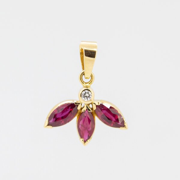 Diamond / Ruby Pendant