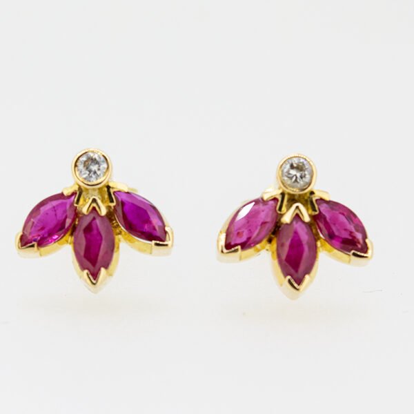 Diamond / Ruby Studs