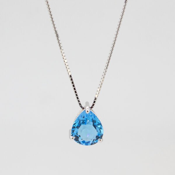 Blue Topaz Pendant