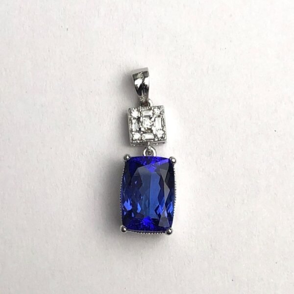 Diamond / Tanzanite Pendant