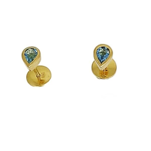 Blue Topaz Studs