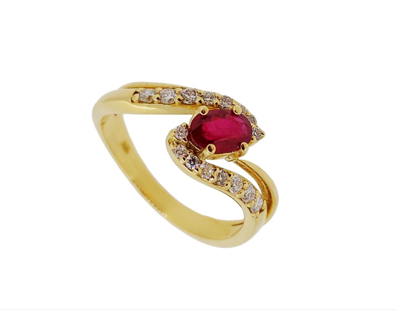Diamond / Ruby Ring