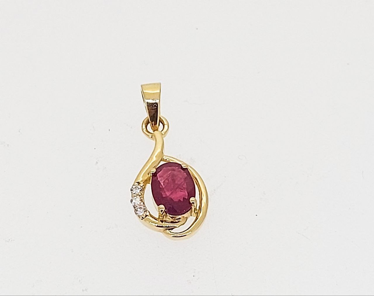 Diamond / Ruby Pendant
