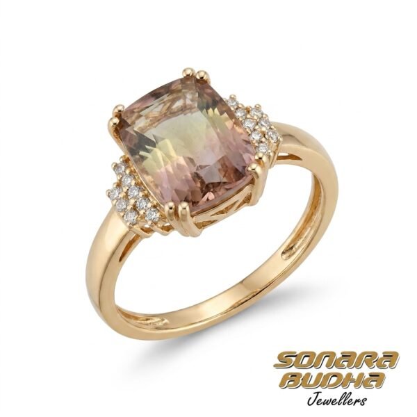 Diamond / Tourmaline Ring
