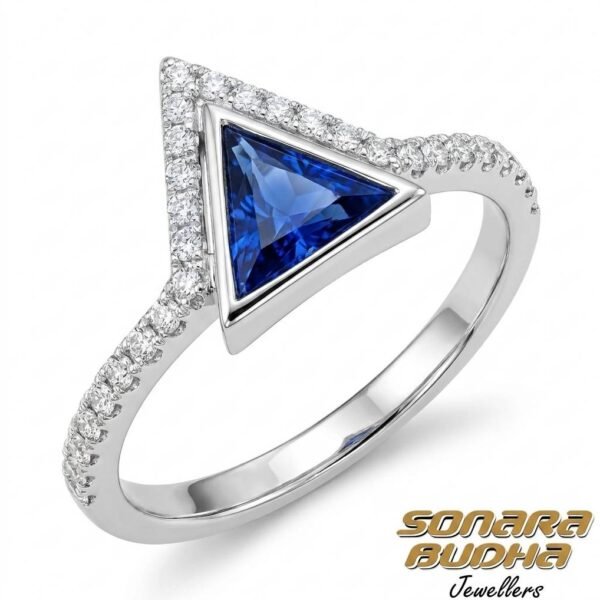 Diamond / Sapphire Ring