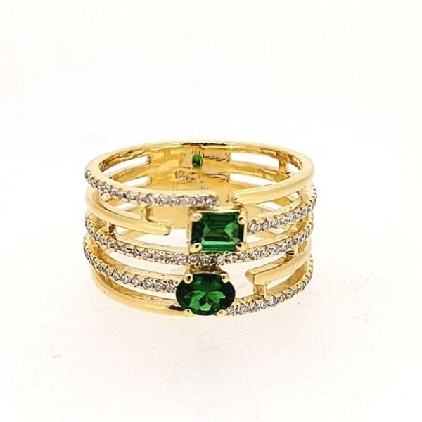 Diamond / Tsavorite Ring
