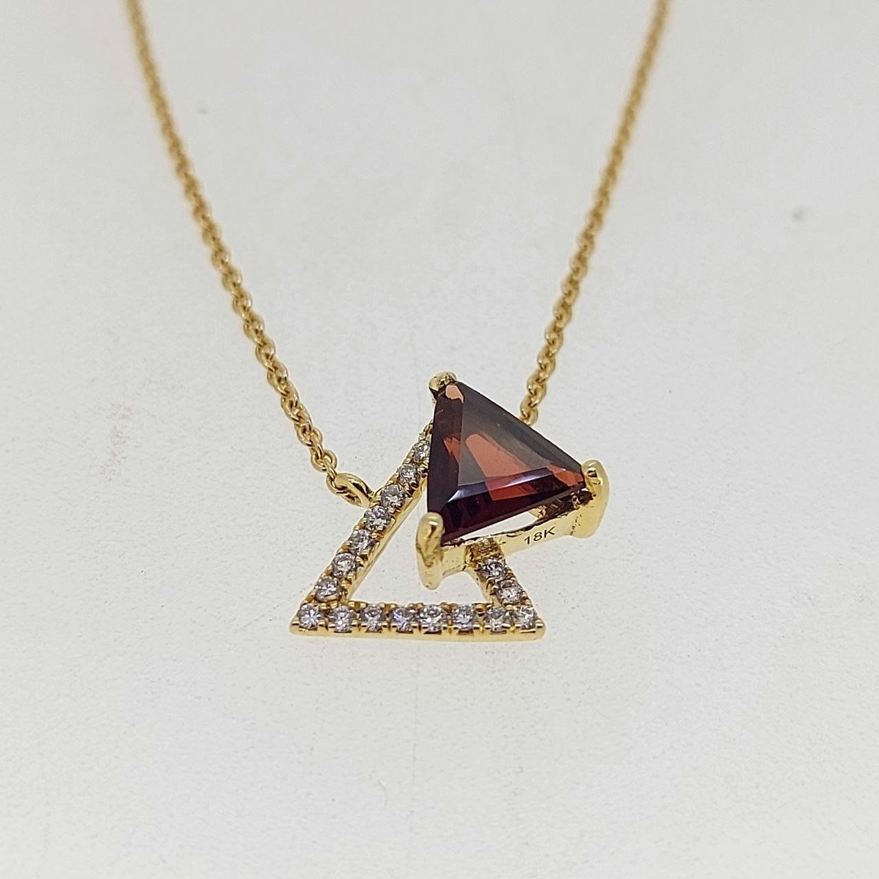 Diamond / Garnet Necklace